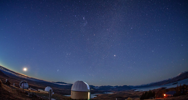 Las excepcionales vistas del Observatorio Mount John