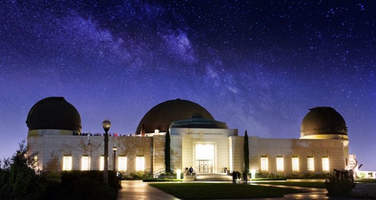 El Observatorio Griffith  donde se encontraron James Dean y Terminator