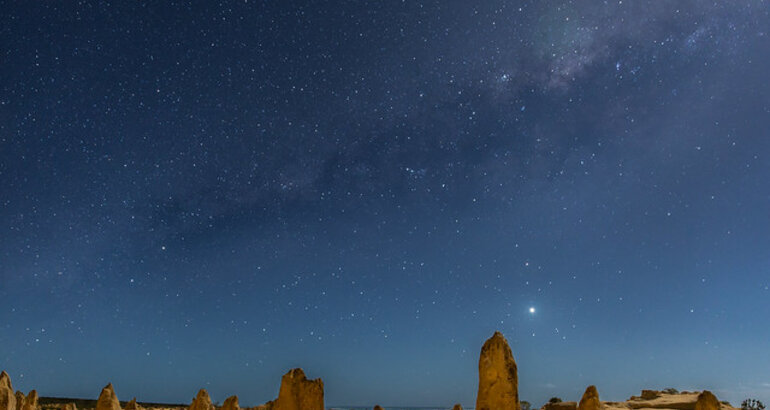 Los dedos que apuntan al cielo en el Parque Nambung en Australia