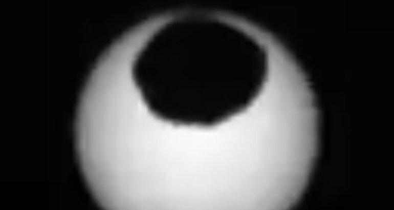 Insight capta un eclipse solar en Marte