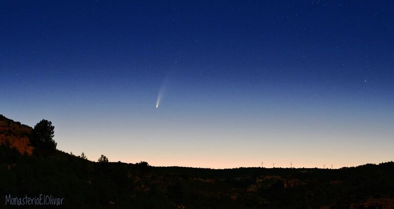 Las mejores imgenes del cometa Neowise en redes sociales