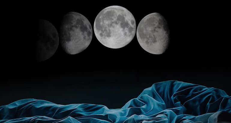 Duermes menos La culpa es de la Luna llena de Cosecha