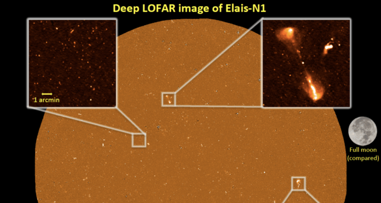 Las imgenes ms profundas de LOFAR captan miles de galaxias en el universo distante