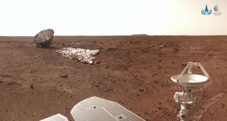 Llegan nuevos datos de Marte recogidos por el rover chino Zhurong