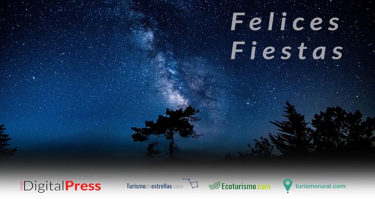 Desde Turismodeestrellascom os deseamos FELICES FIESTAS Y UN 2022 ESTELAR