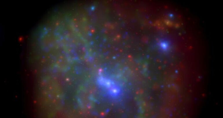 Un agujero negro impredecible y catico habita el centro de nuestra galaxia