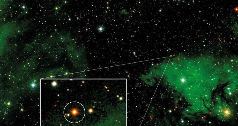 Encuentran una estrella supergigante azul un milln de veces ms brillante que el Sol