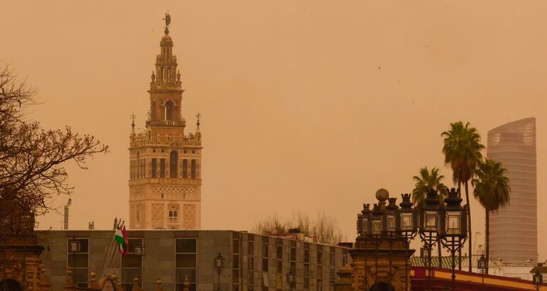 La calima llena Espaa de imgenes de Marte