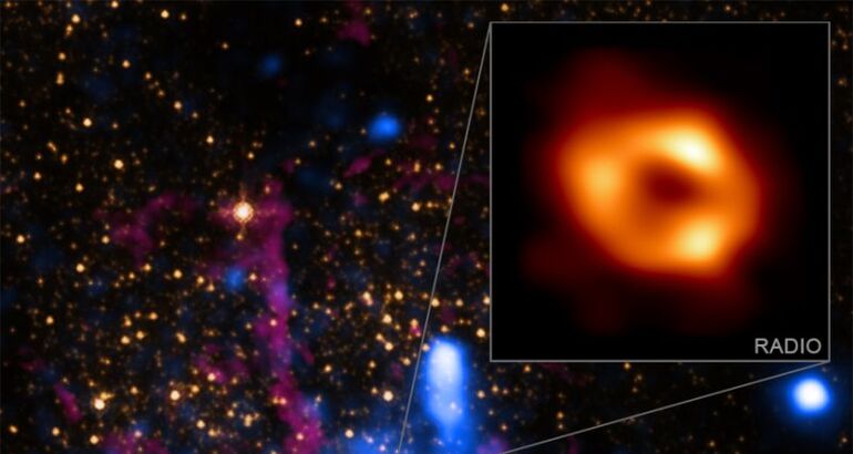 Webb descubre qu esconde el gas que rodea al agujero negro de nuestra galaxia