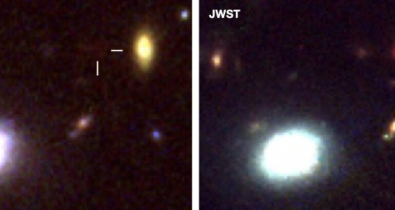Los UFOs o galaxias oscuras que descubri el telescopio Webb