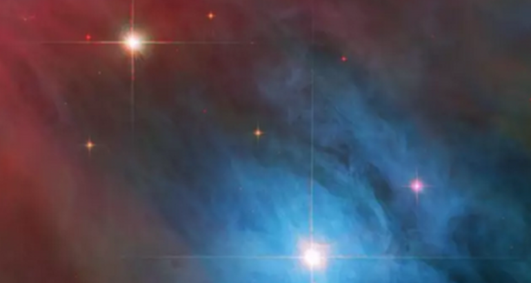 Hubble fotografa una joven y temperamental estrella en la Nebulosa de Orin 