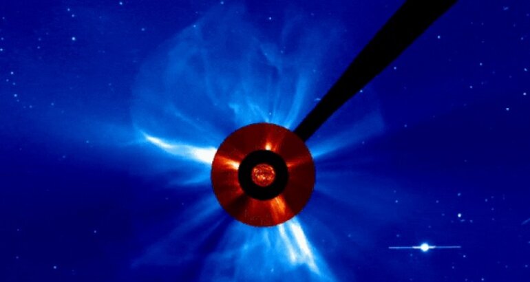 Un evento histrico del Sol deja imgenes asombrosas del halo solar