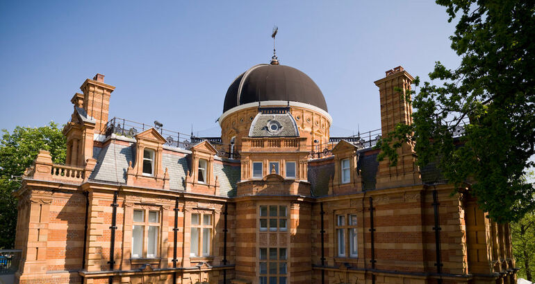La cuna de la hora mundial el Real Observatorio de Greenwich  