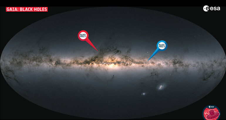 Gaia descubre una nueva familia de agujeros negros 