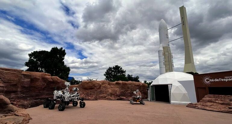 Un da de astroturismo enfamilia en la Cit de lespace de Toulouse