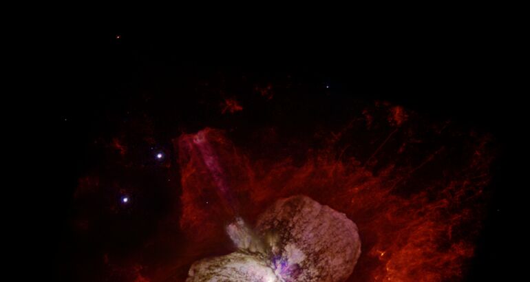 Chandra reconstruye la historia de la gran erupcin de la dcada de 1840 