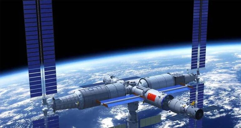 Carrera espacial China duplica el tamao de su Estacin Espacial Tiangong