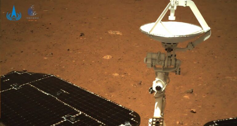 El rover Zhurong detecta misteriosos polgonos bajo la superficie de Marte 