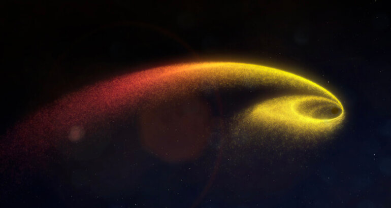 Pelea desigual Estrella vs agujero negro 