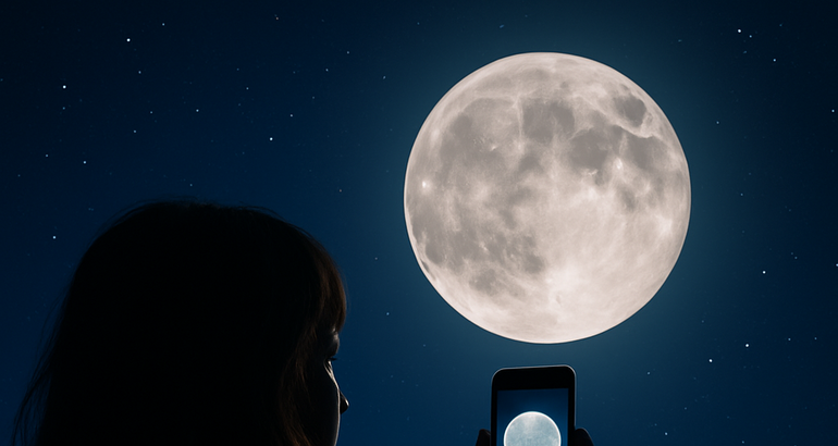 Cmo fotografiar la Luna con tu mvil y lograr imgenes espectaculares