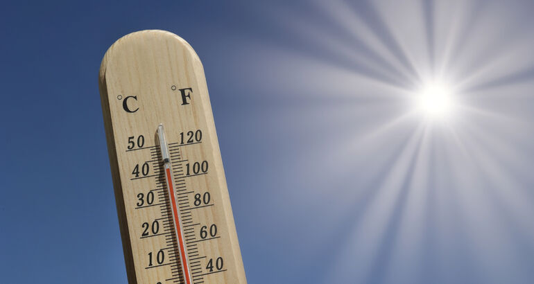 Las recientes llamaradas solares tienen que ver con las altas temperaturas