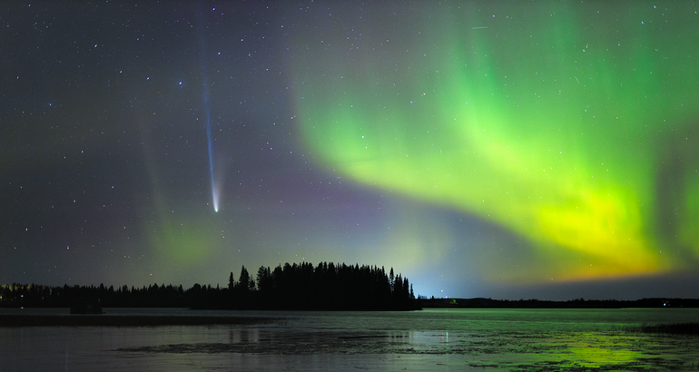 Las mejores fotos del cometa Lemmon que estn iluminando las redes