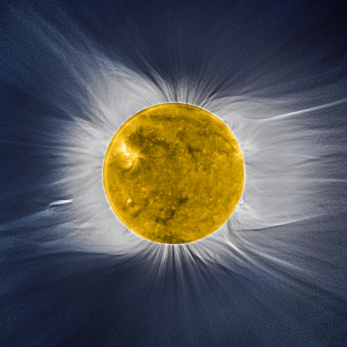 eclipse solar corona _ ESA