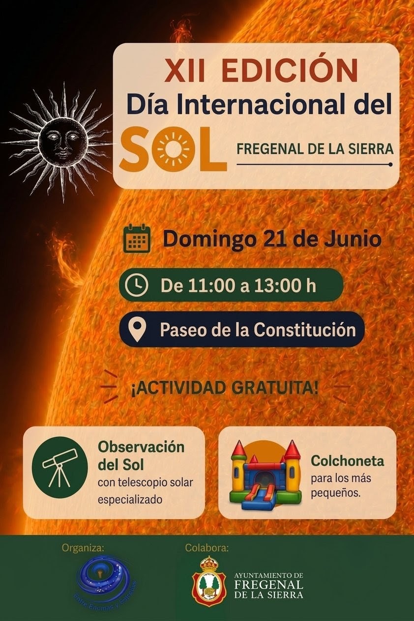 día del sol entre encinas y estrellas 2026