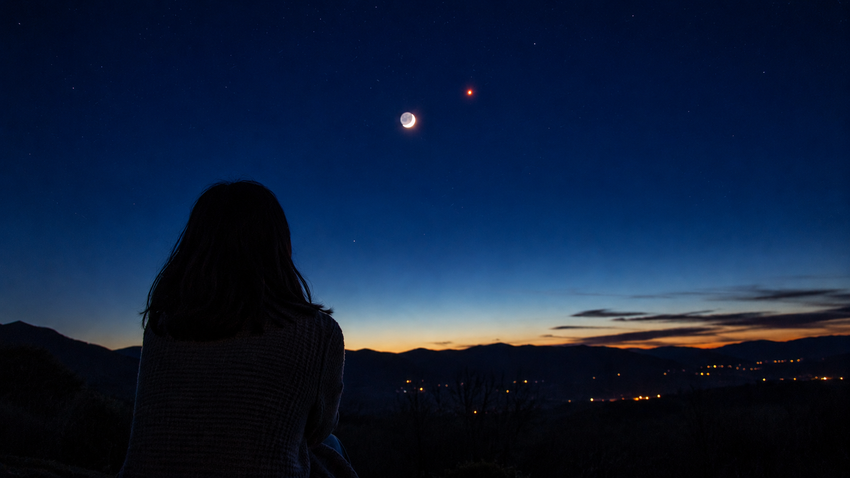 conjunción luna marte TDE