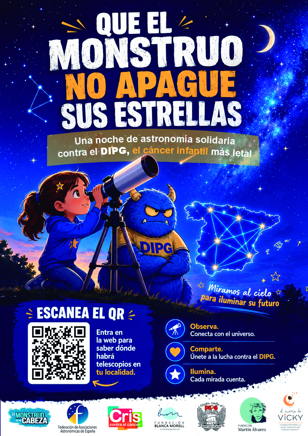 que el monstruo no apague las estrellas