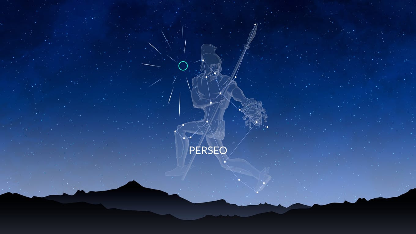 luna y perseidas