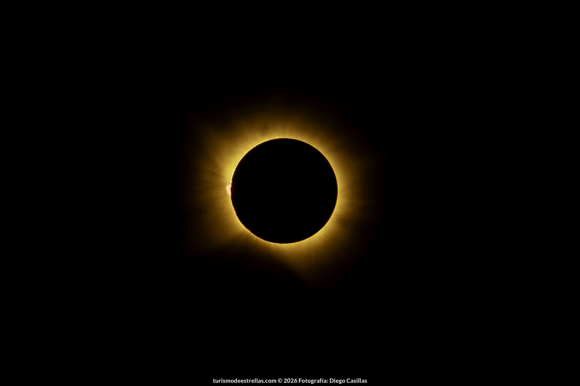 Eclipse total de sol 12 de agosto Diego