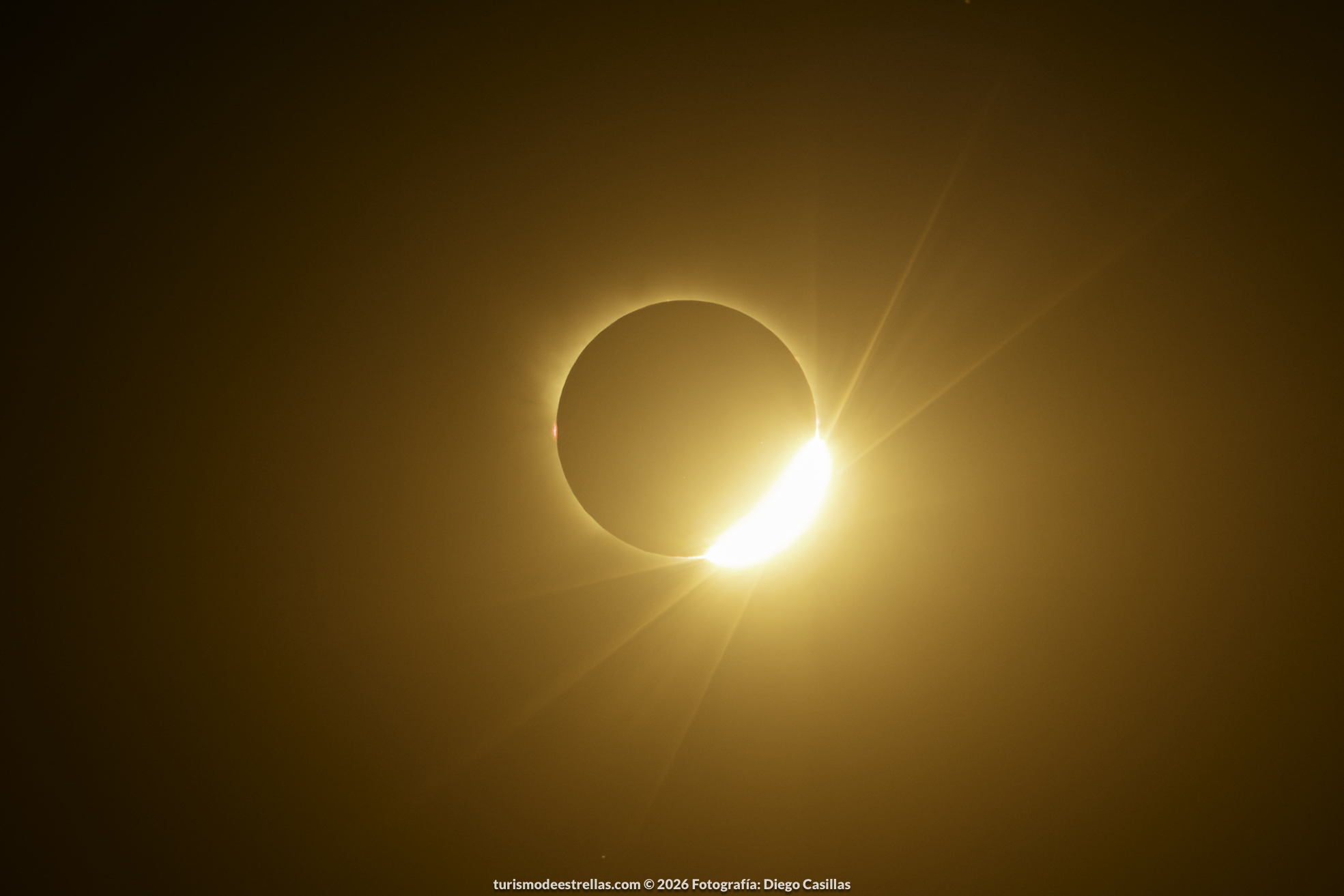 Eclipse total de sol 12 de agosto Diego