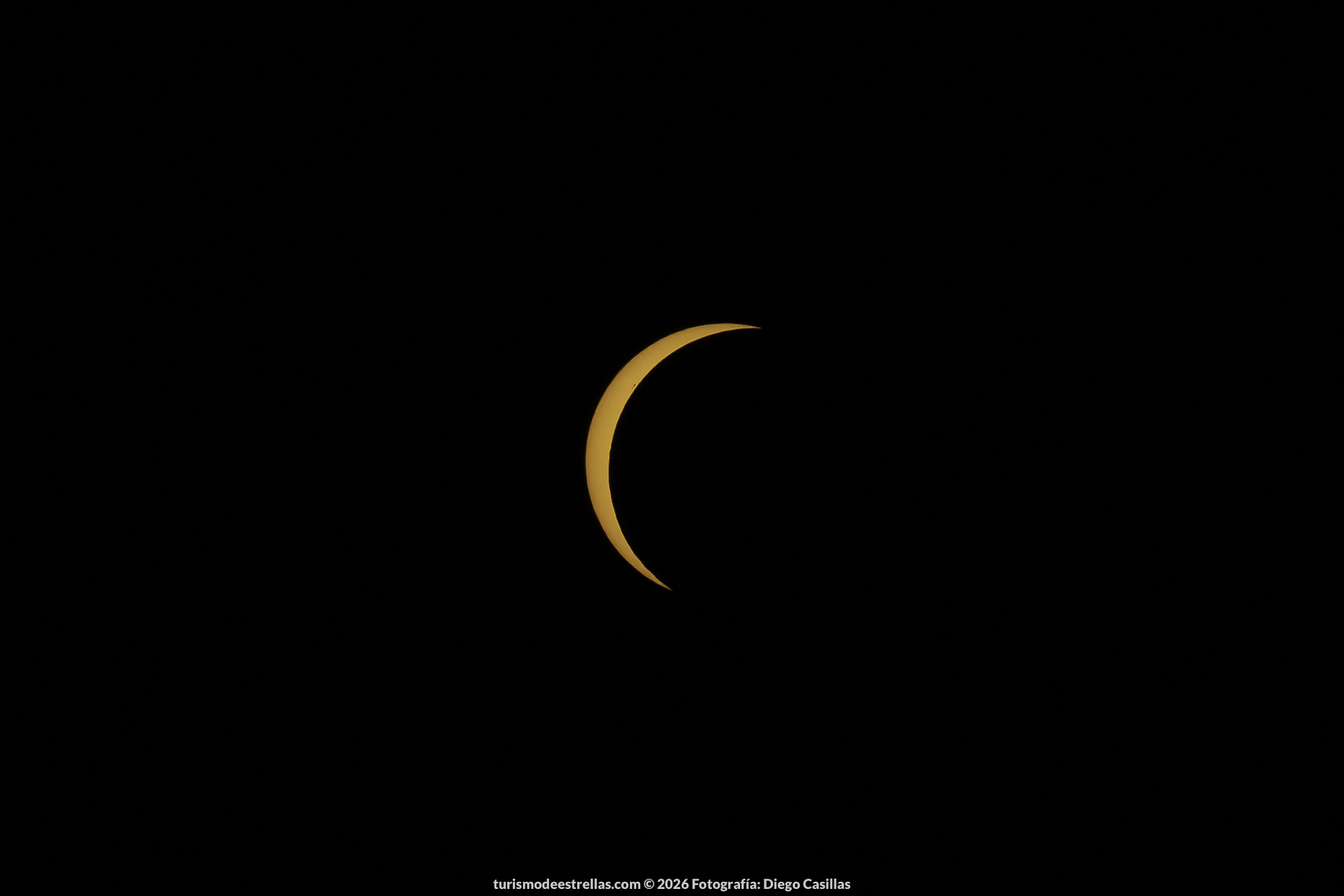 Eclipse total de sol 12 de agosto Diego