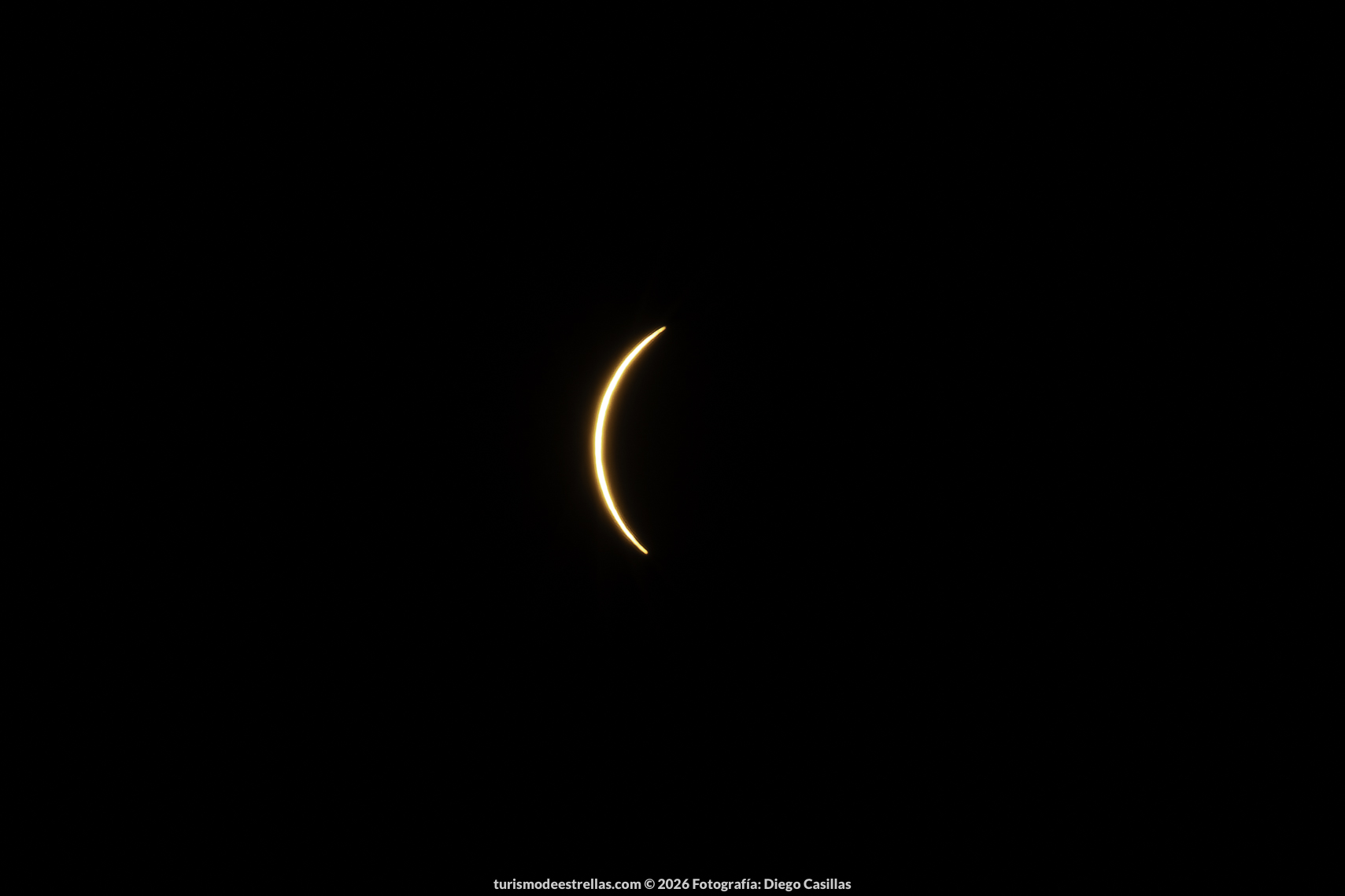 Eclipse total de sol 12 de agosto Diego
