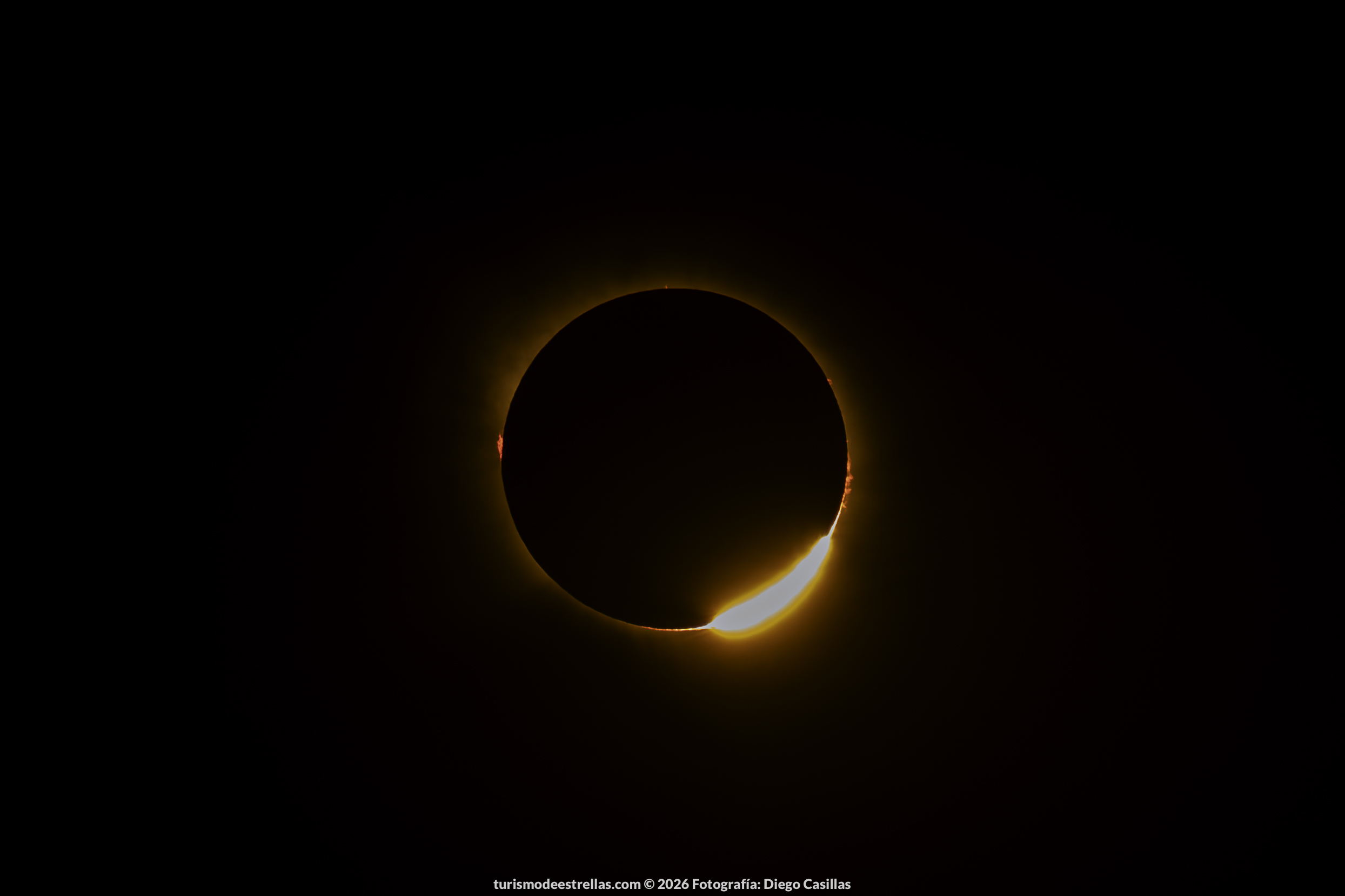 Eclipse total de sol 12 de agosto Diego