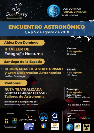 Star Parties península 2018