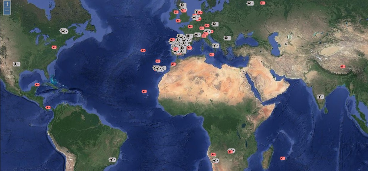 Mapa fotómetros stars4all