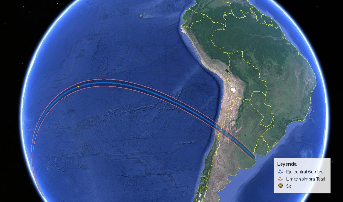 recorrido eclipse solar 2 julio 2019