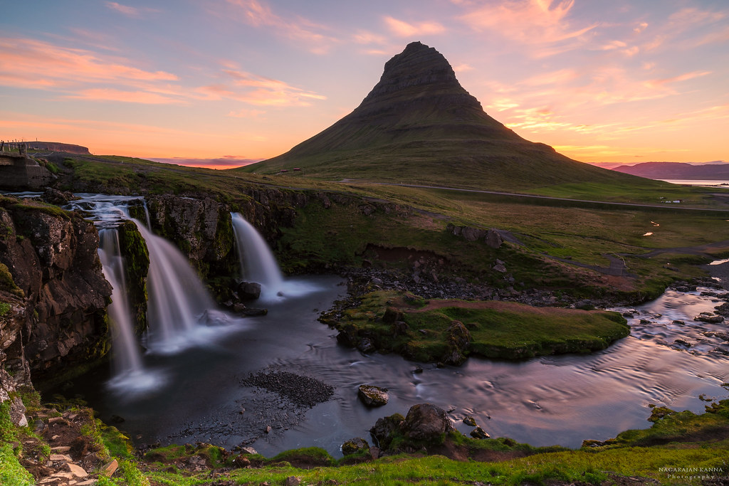 Kirkjufell aurora boreal