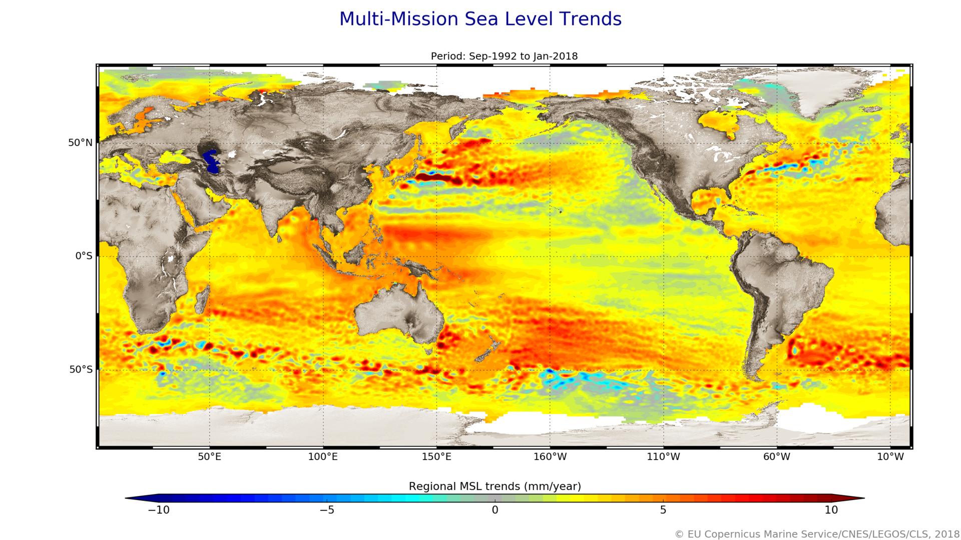 Sentinel-6 nivel del mar