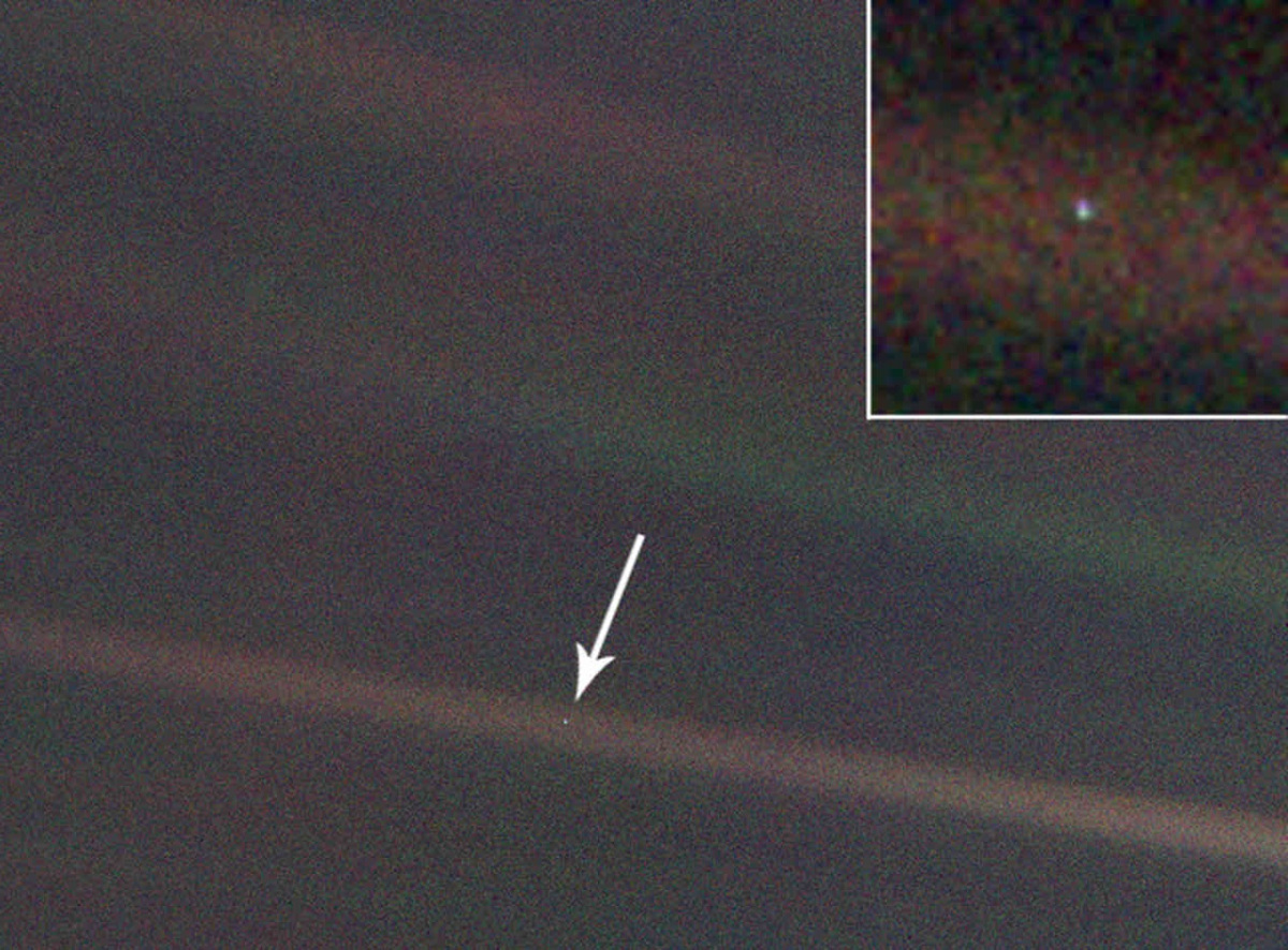 Pale blue dot