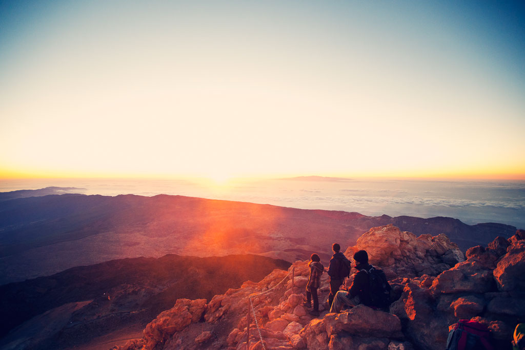 Amanecer en el Teide, Islas Canarias