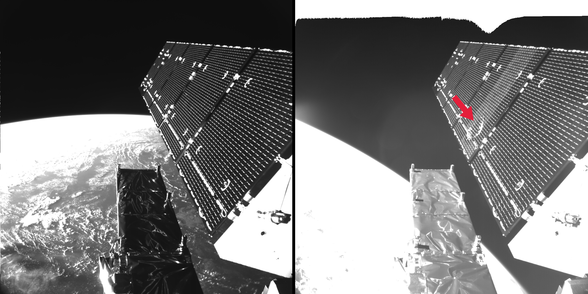 satélite swarm esa basura espacial ciclo solar