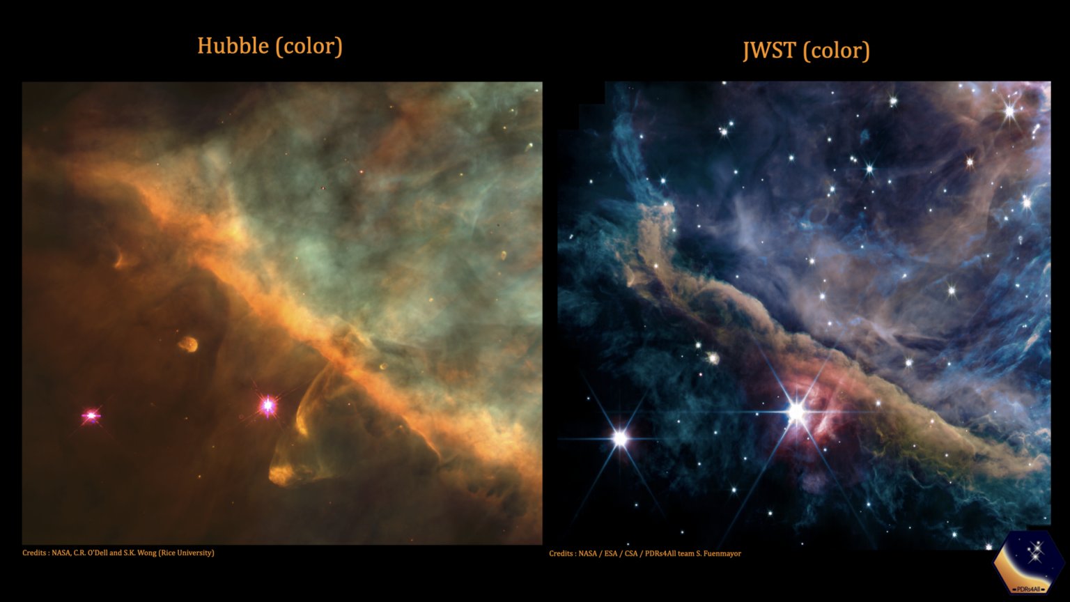 nebulosa de orion james webb