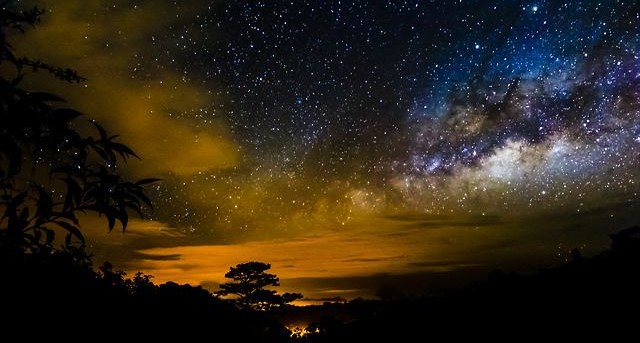 Vía Láctea en el Parque Nacional Corcovado, Costa Rica