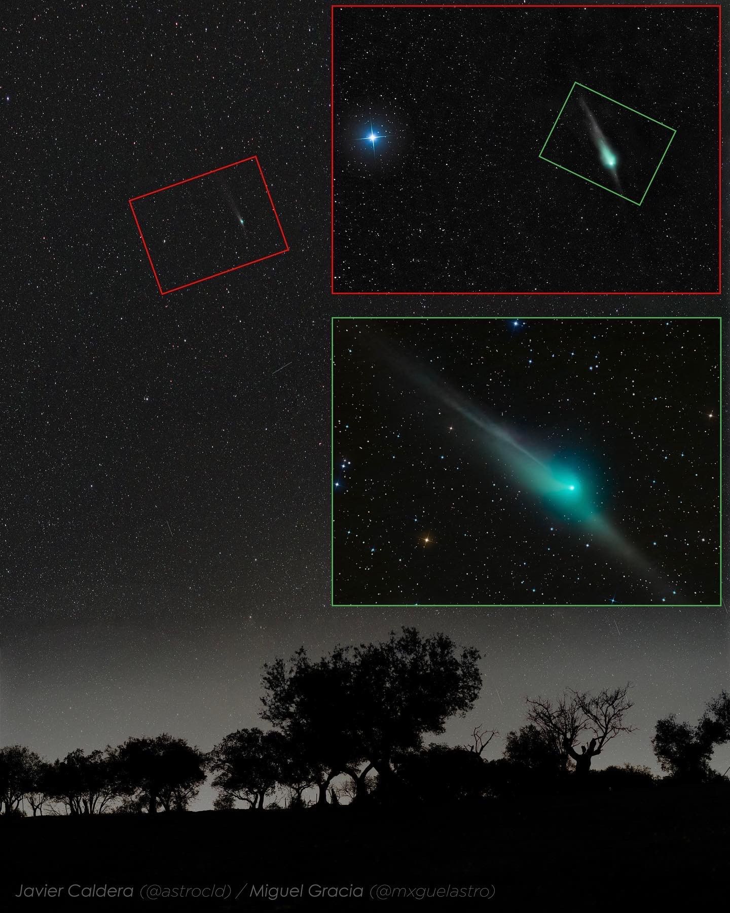 mejores imágenes cometa verde ztf