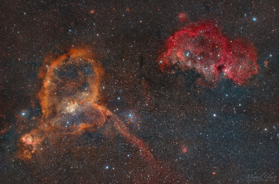 Nebulosas del Corazón y Alma