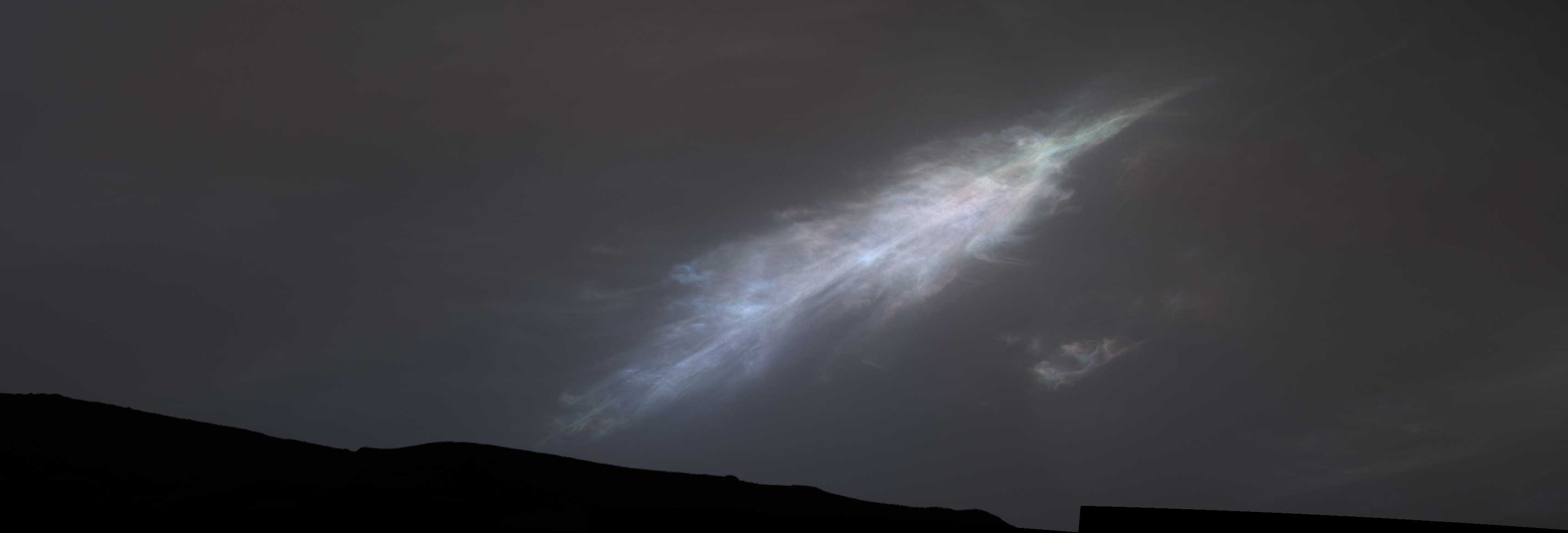 nubes marcianas curiosity