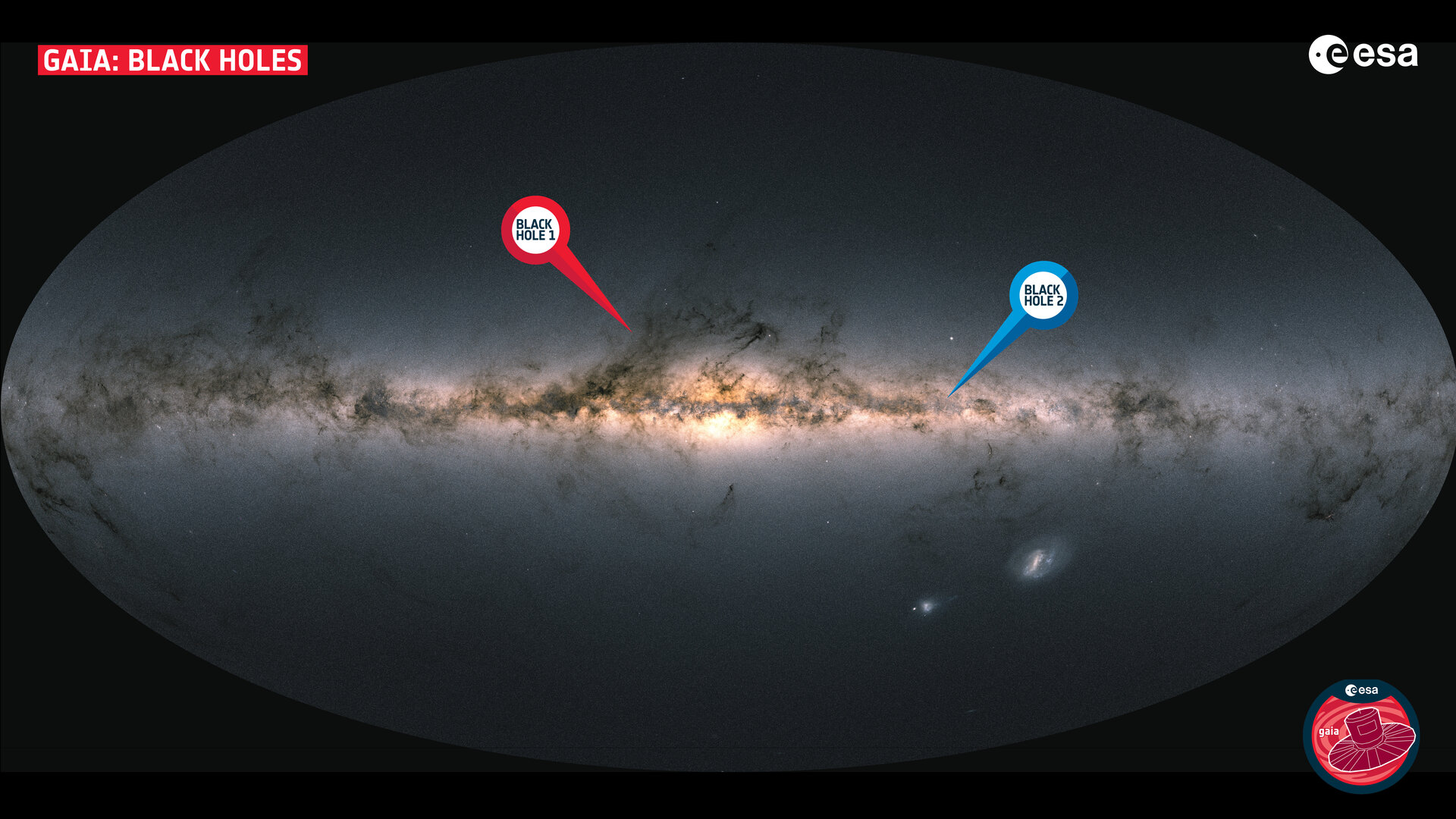 Gaia, nuevo tipo de agujeros negros 